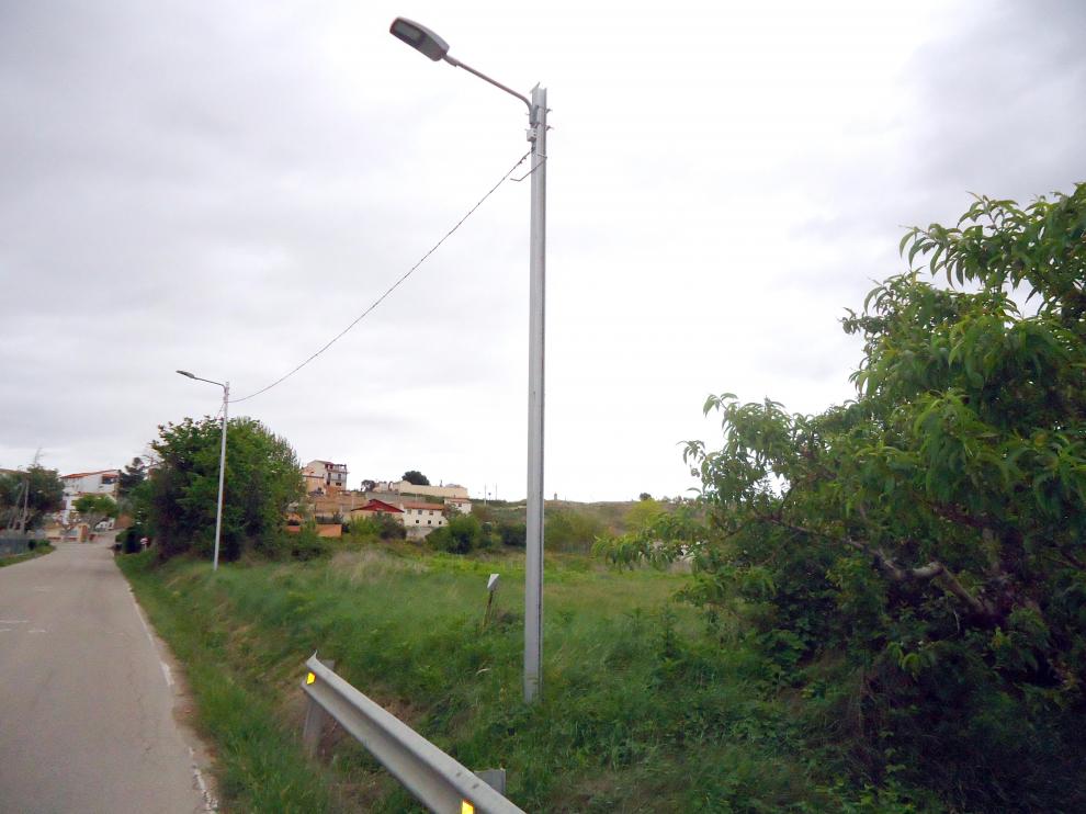 Nueva iluminación del barrio de Cunchillos
