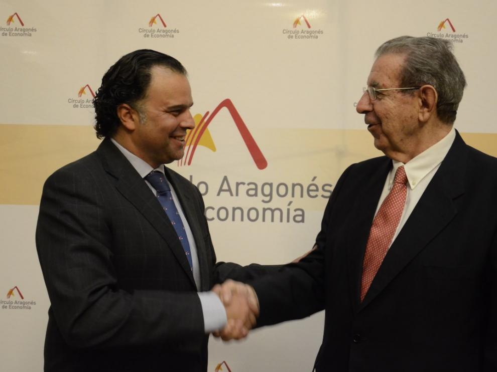 Fernando de Yarza (i) junto a Román Alcalá (d)