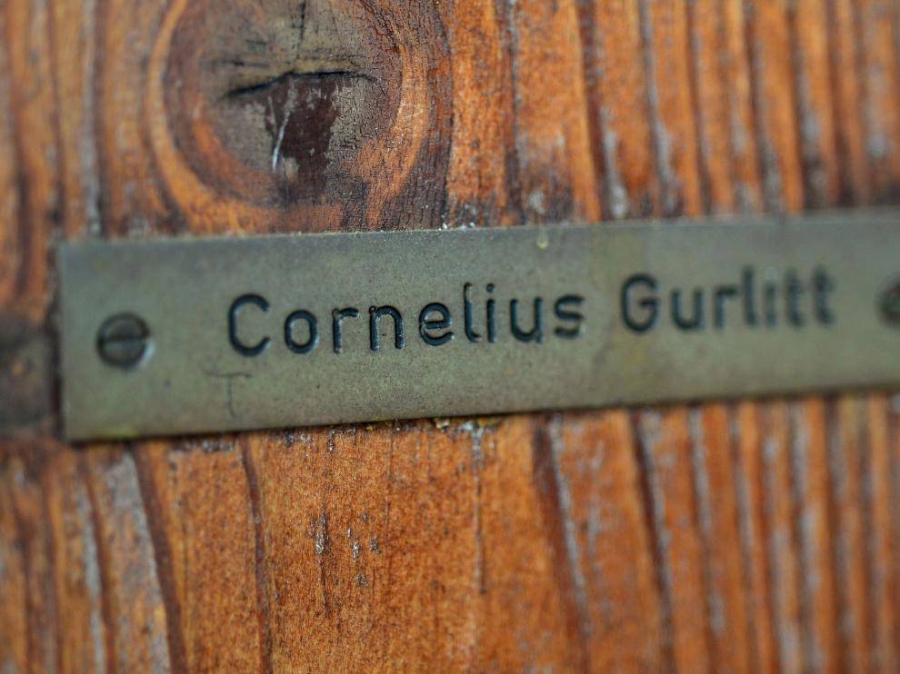 Placa de la residencia donde falleció Gurlitt