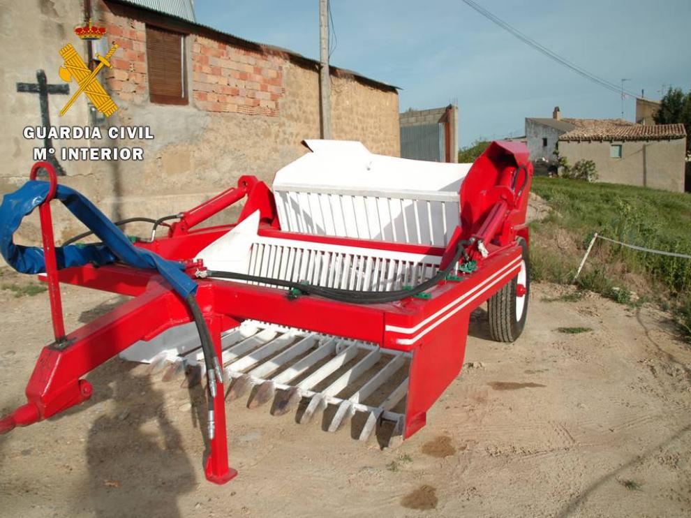 Maquinaria sustraída en Farasdués