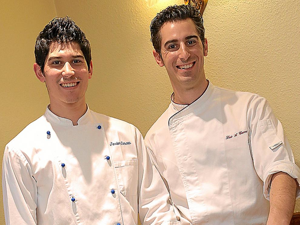 Javier y Luis Antonio Carcas, en Casa Pedro.