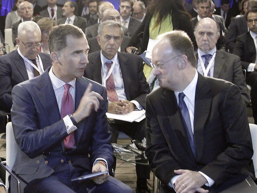 El Príncipe de Asturias, Felipe de Borbón.