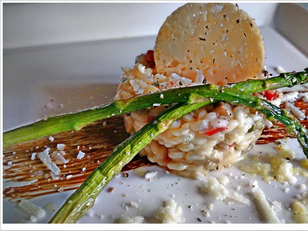 Risotto de setas y trigueros