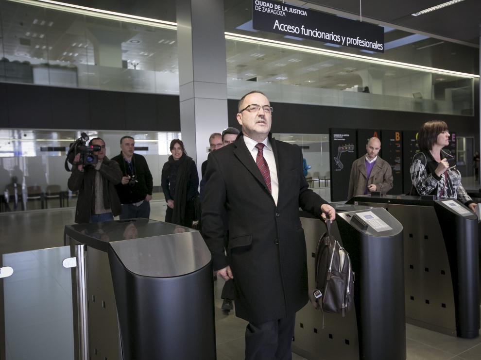 Agapito Iglesias, en su anterior visita al Juzgado