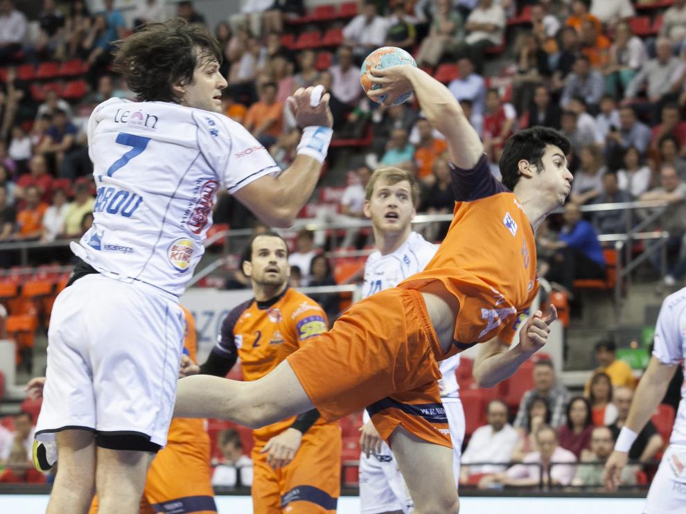 Partido del Balonmano Aragón con el Ademar