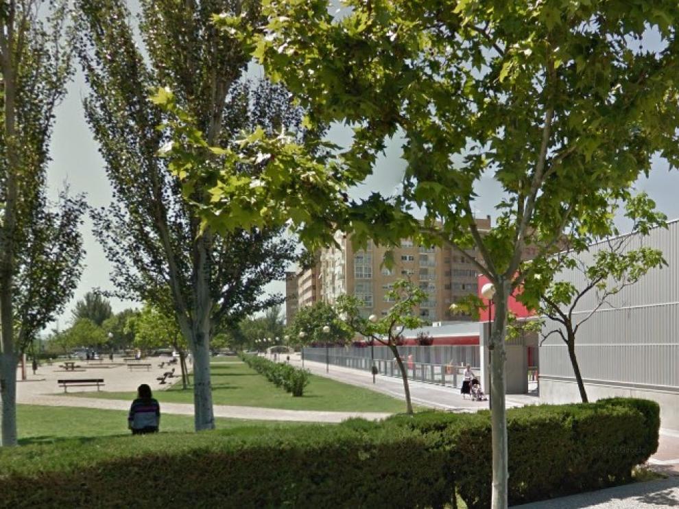 El CEIP Vadorrey, en la margen izquierda de Zaragoza