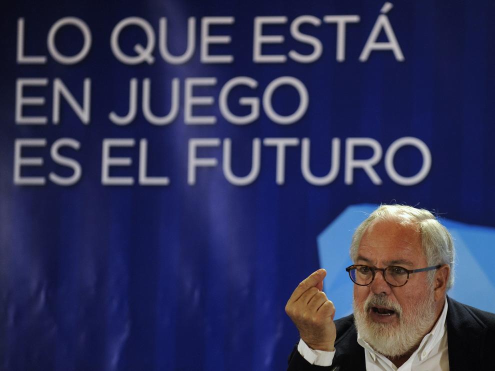 Cañete durante el mitin.