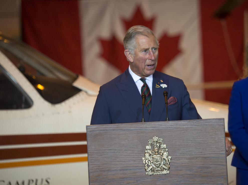 El Príncipe Carlos, de visita en Canadá