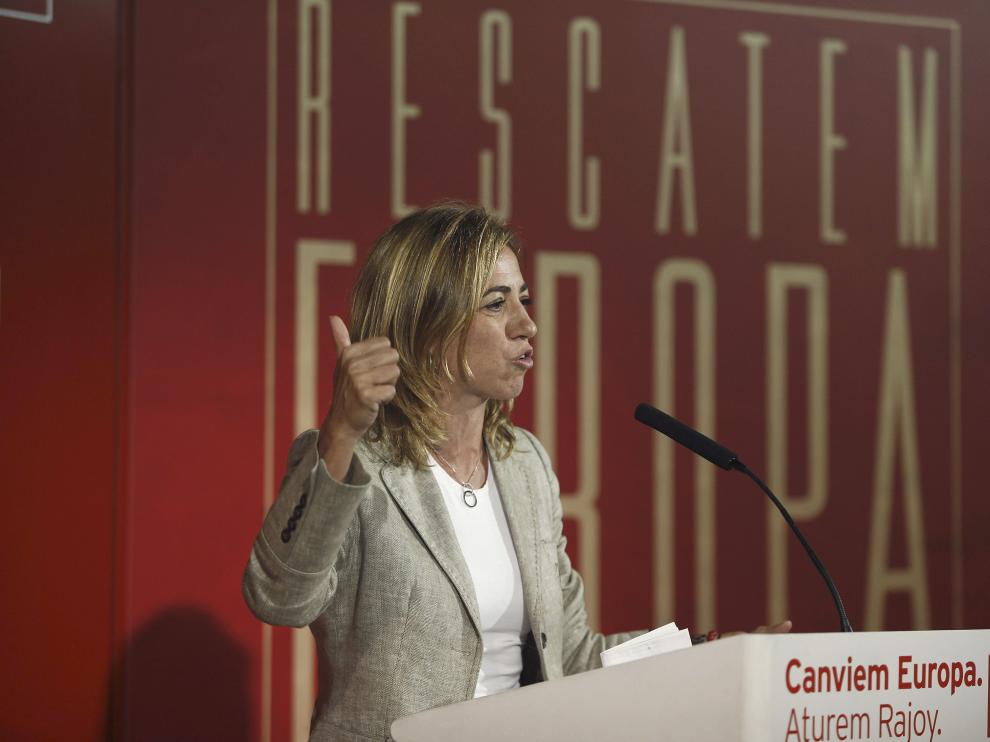 La exministra Carme Chacón
