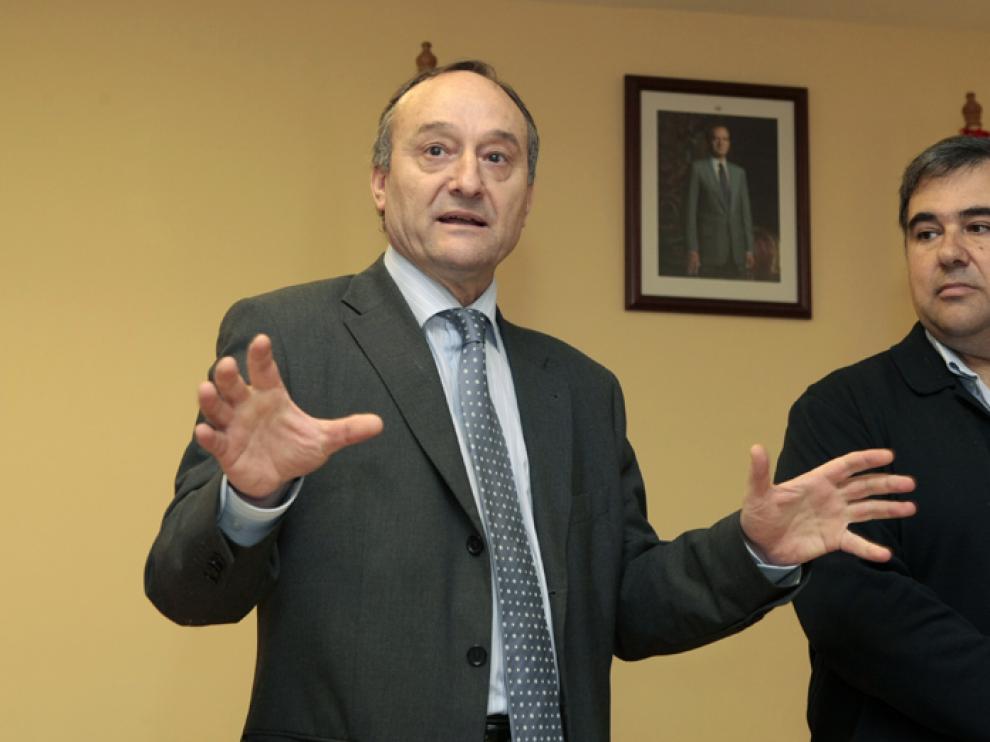 Daniel Miguel; en una visita al Campus Duques de Soria
