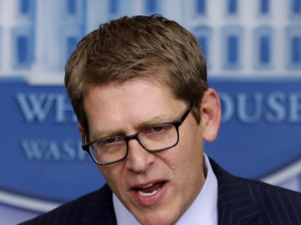 Jay Carney, el portavoz de la Casa Blanca.