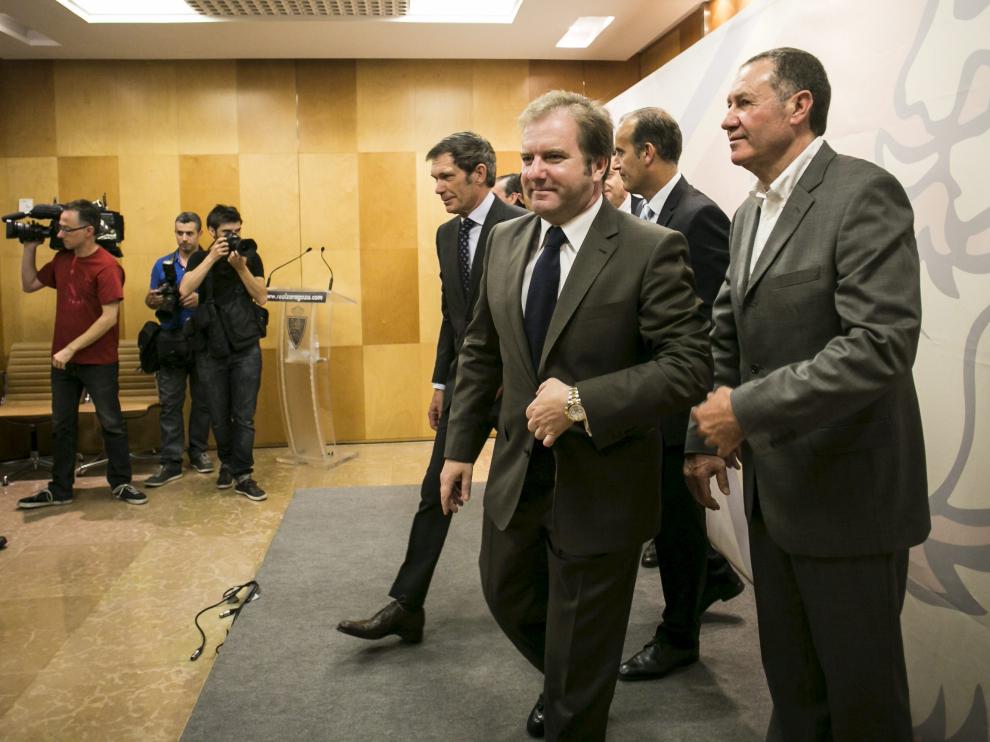 La presentación de los nuevos accionistas
