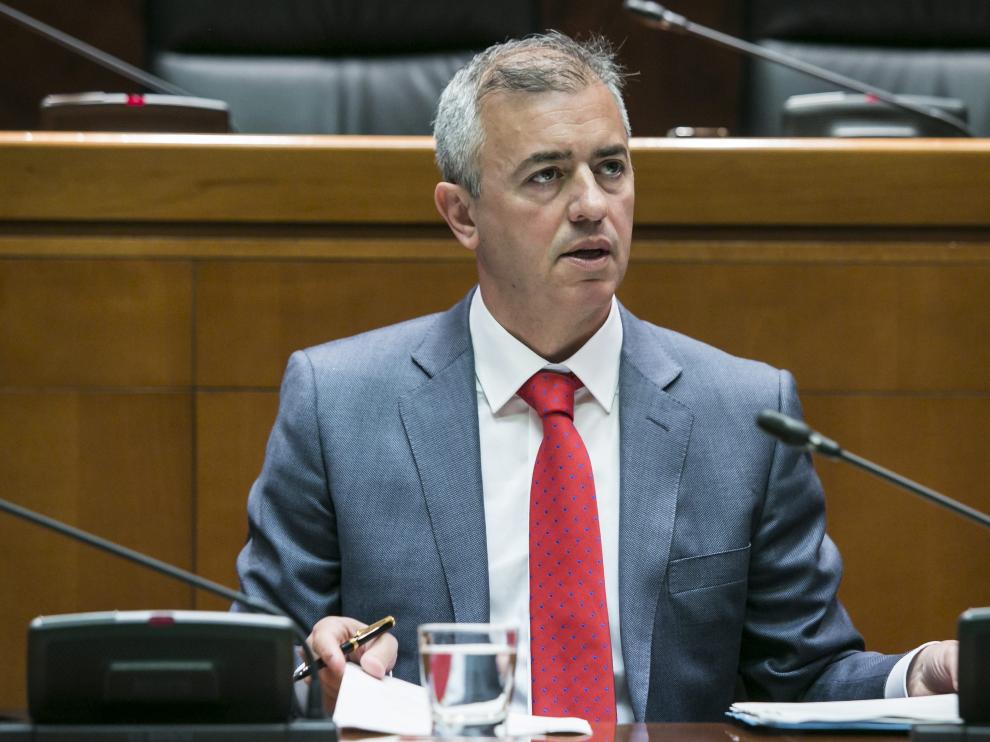 El consejero de Hacienda, Javier Campoy