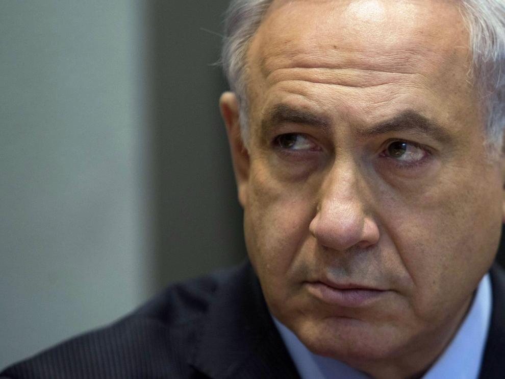 El primer ministro de Isael, Netanyahu.