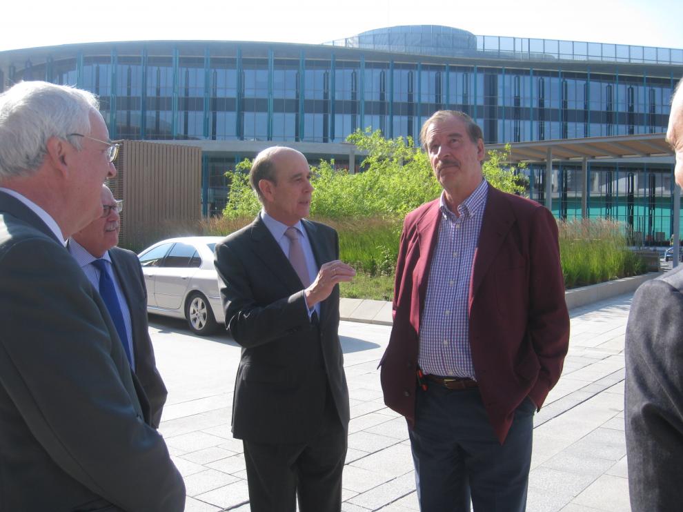 Vicente Fox y Fernández de Alarcón, en la Expo