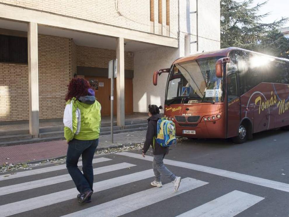 Las familias se han movilizado por los recortes en transporte escolar