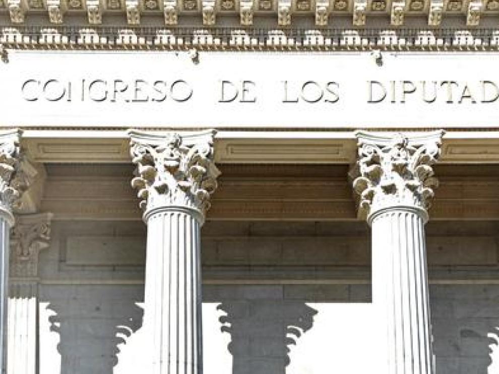 Fachada del Congreso de los Diputados