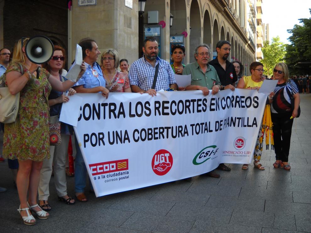 Manifestación de Correos
