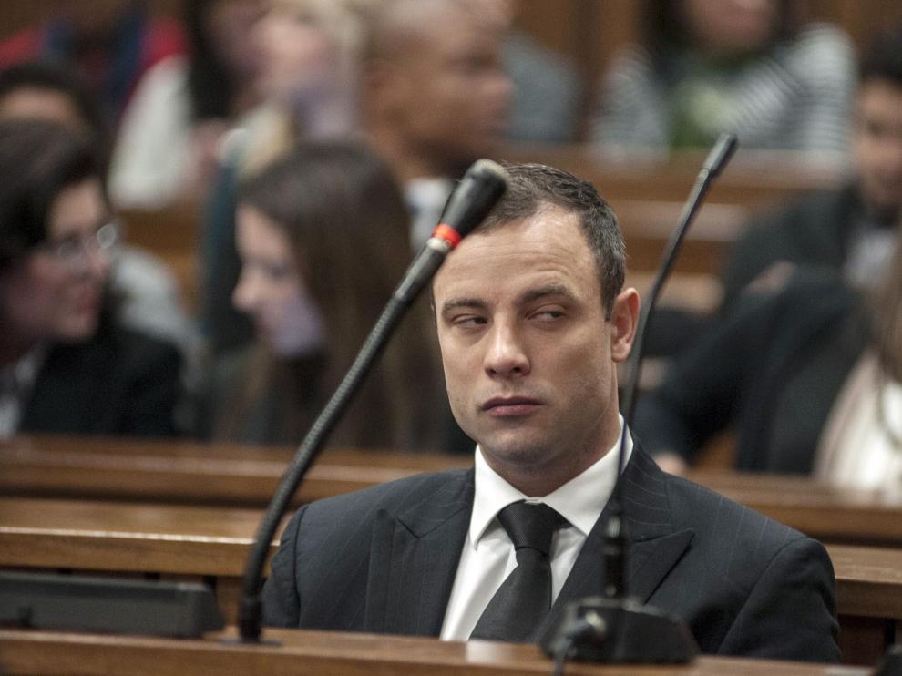 Pistorius, durante el juicio por el asesinato de su esposa.