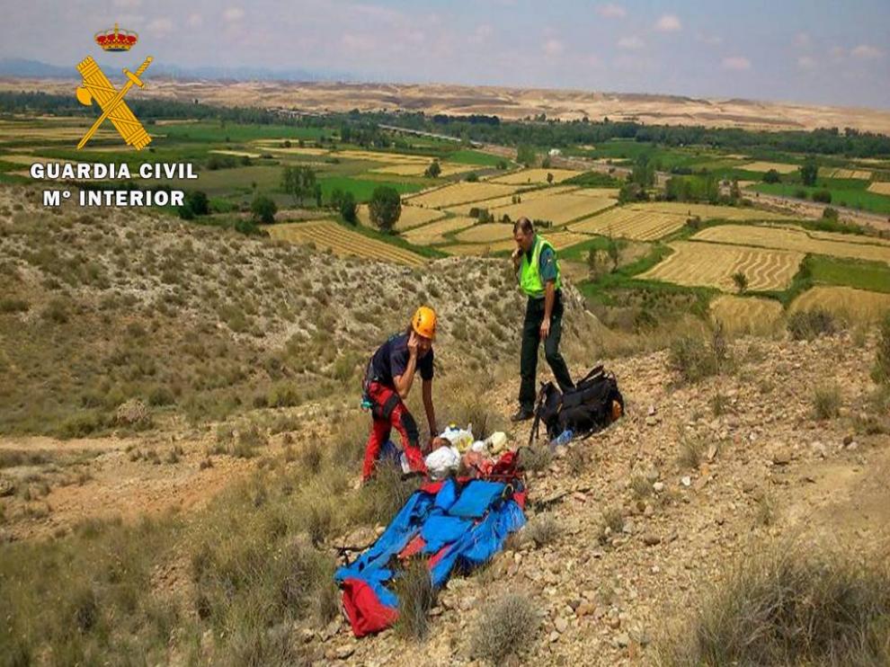 El helicóptero de la Guardia Civil encontró al desaparecido