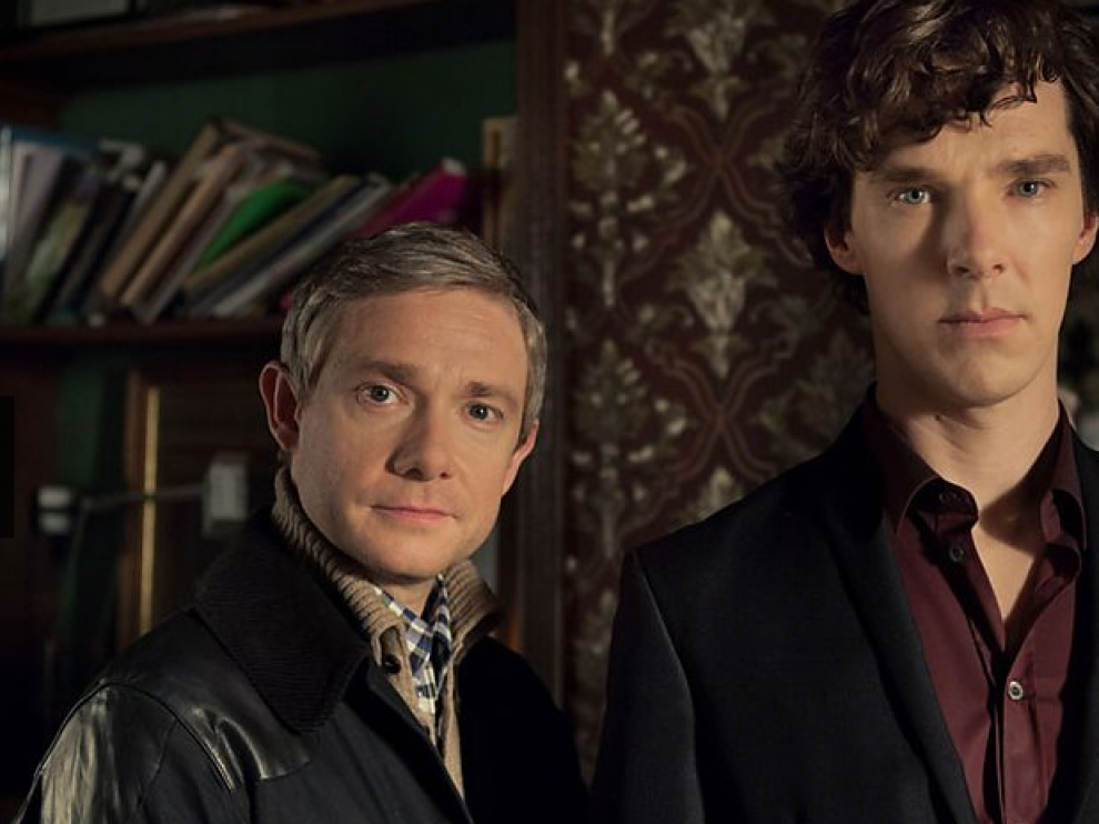 Protagonistas de la serie 'Sherlock'