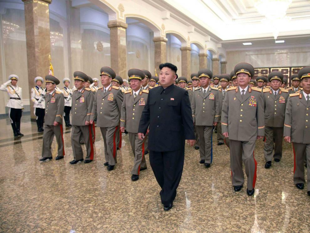 Kim Jong-Un en un acto. (Archivo)