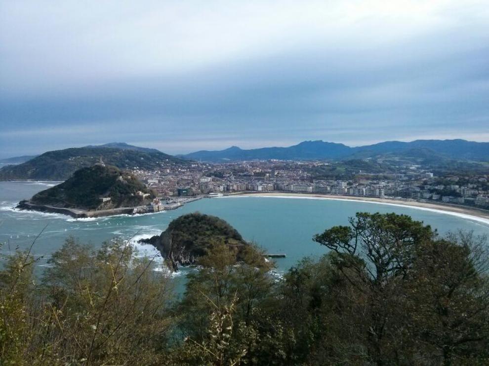 Vista de San Sebastián