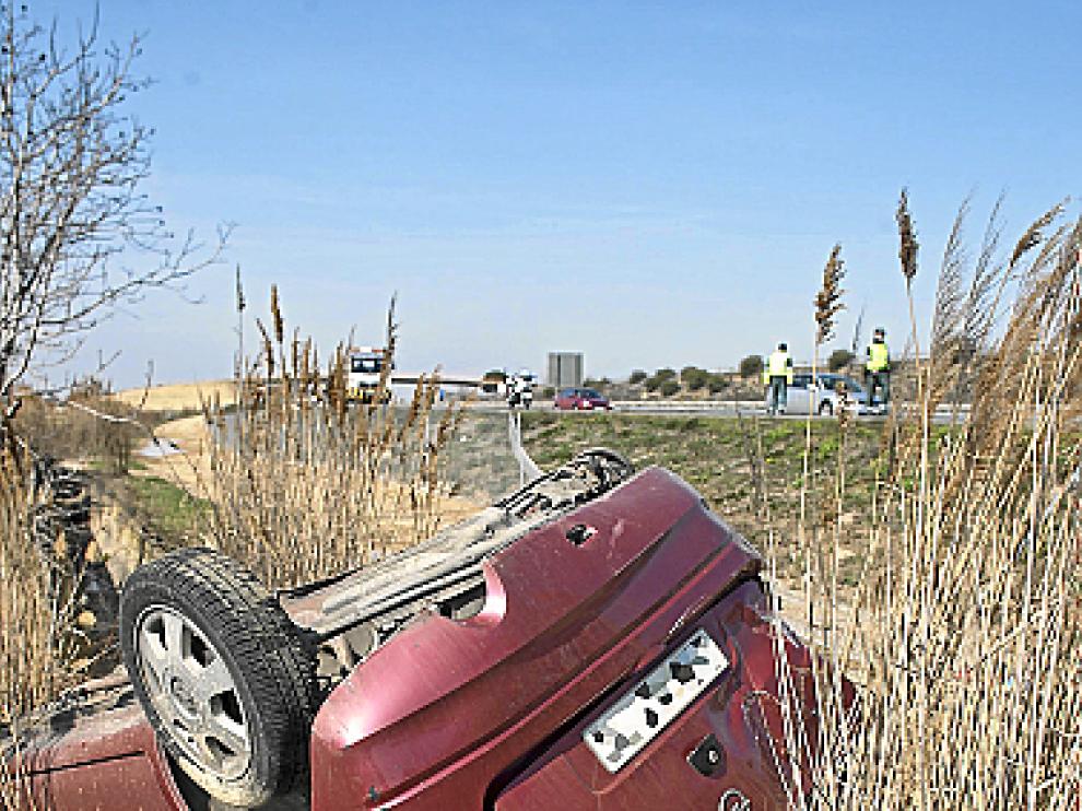 Accidente en la A-68