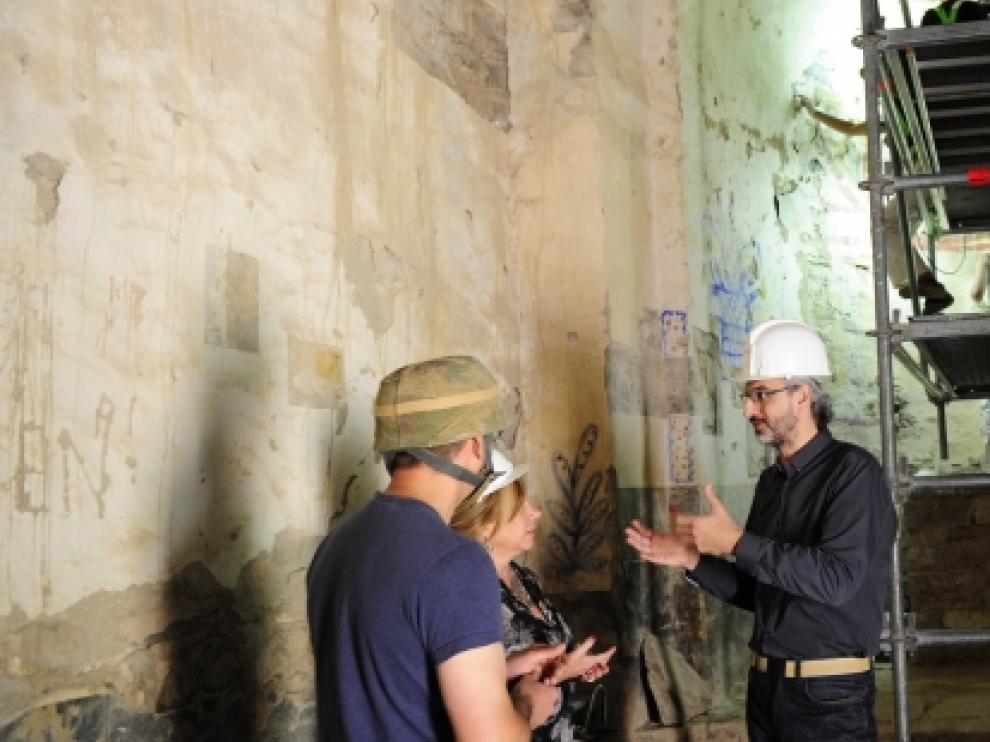 Las imágenes se han encontrado en el ábside de la ermita de Rasal