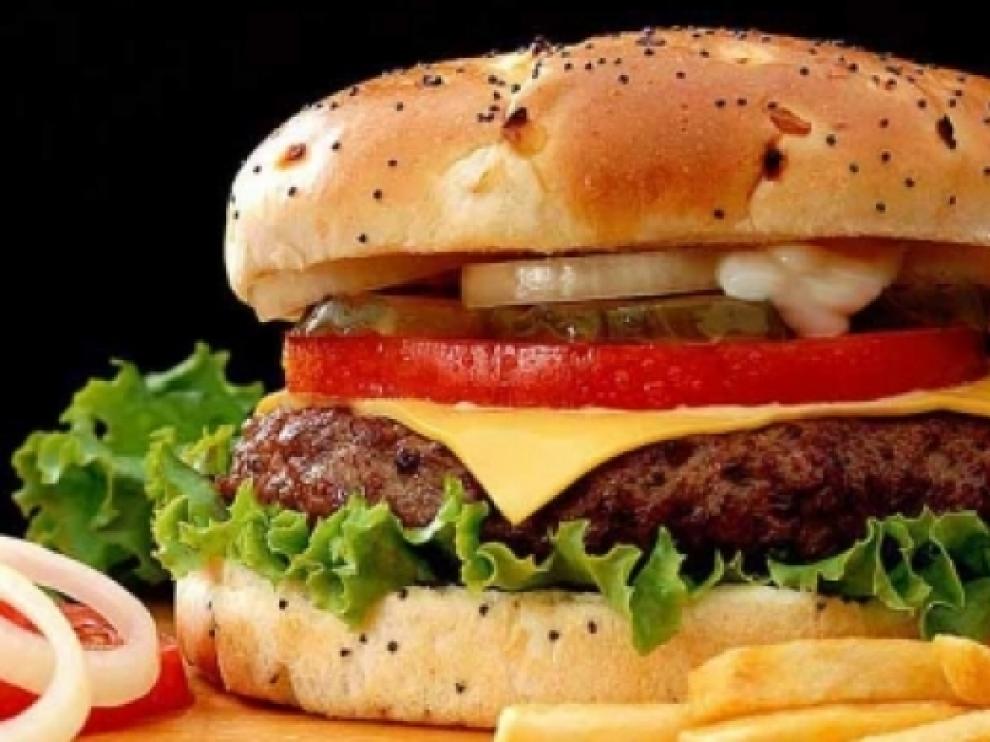 Imagen de archivo de una hamburguesa