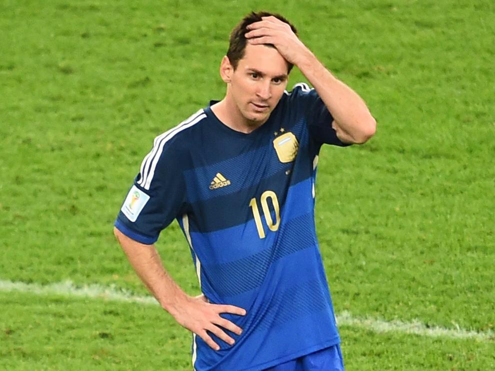 Messi, en la final del Mundial.