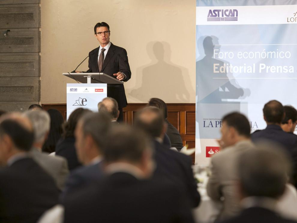 José Manuel Soria en el foro de este lunes
