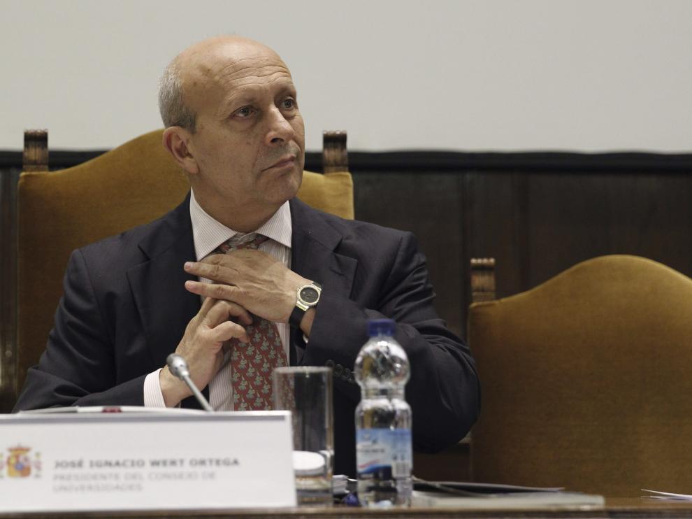 El ministro de Educación, José Ignacio Wert