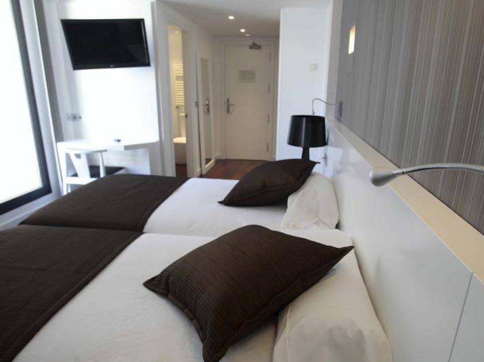 Una habitación de un establecimiento hotelero de la capital