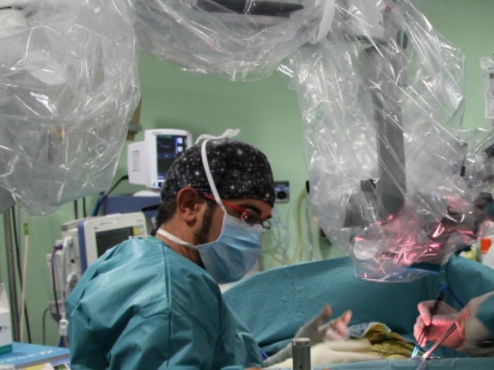 Neurocirujanos del hospital Miguel Servet de Zaragoza