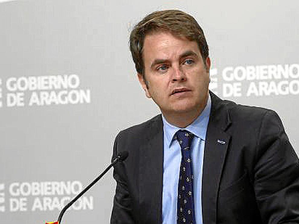 Fernando Zubiri, presidente del TSJA, ayer en su despacho.