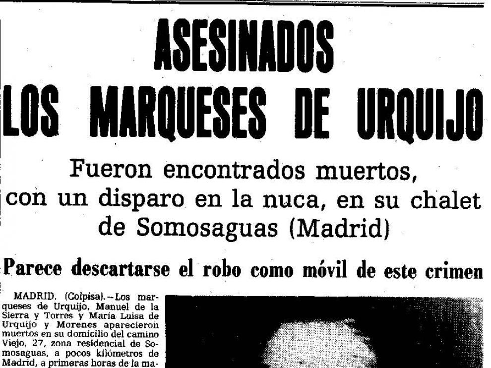 El Crimen De Los Marqueses De Urquijo