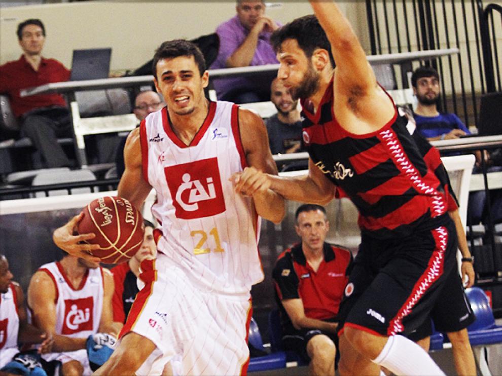 Pere Tomás, en un partido de pretemporada frente al Manresa