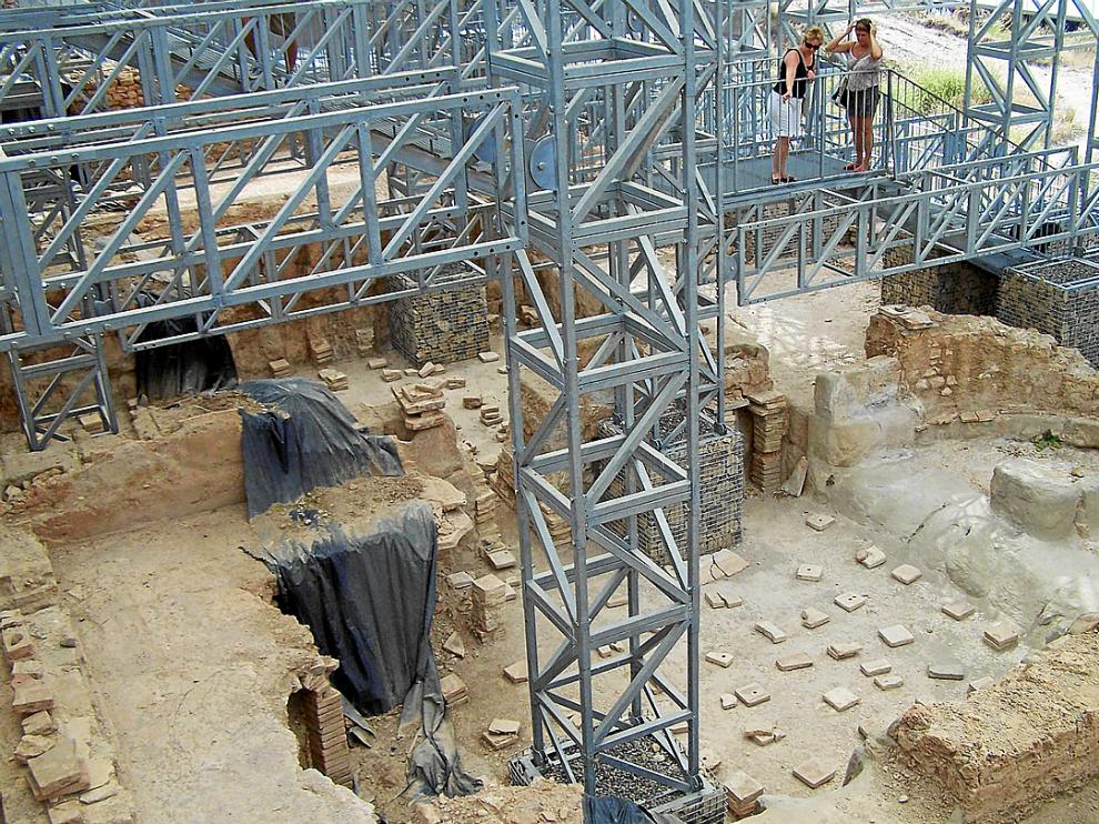 Esta zona ya se excavó y se acondicionó para las visitas, pero aún queda mucho por hacer.
