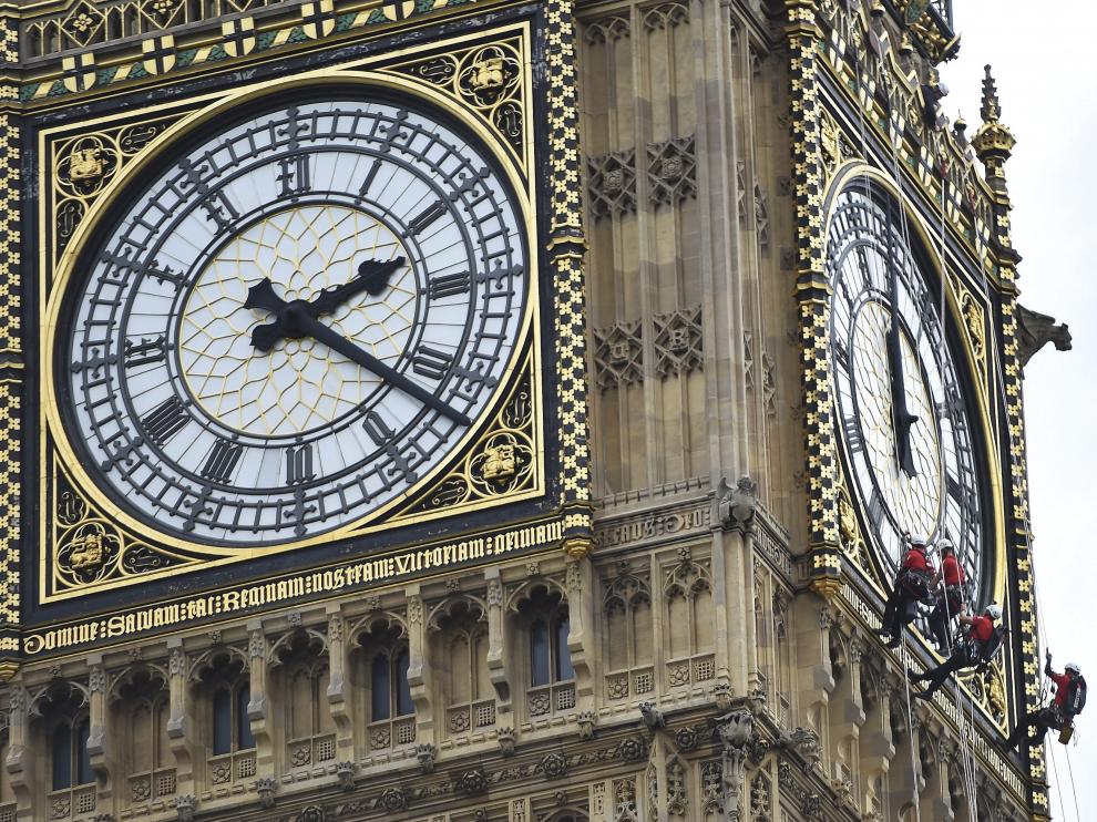 El Big Ben se detiene cuatro días por limpieza