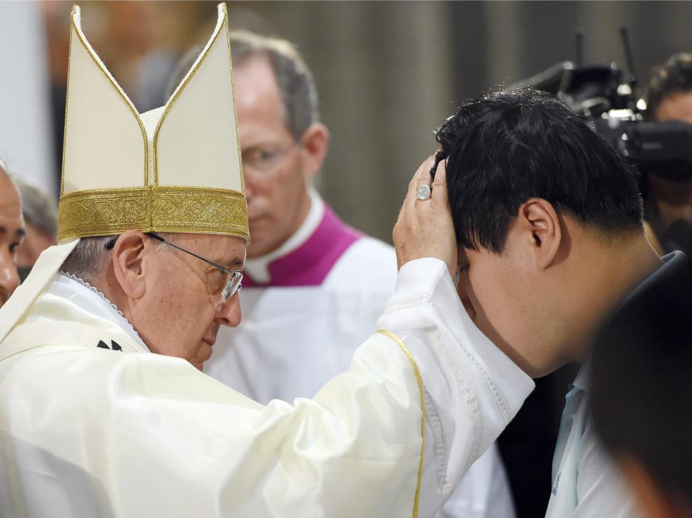 El Papa en su viaje a Corea