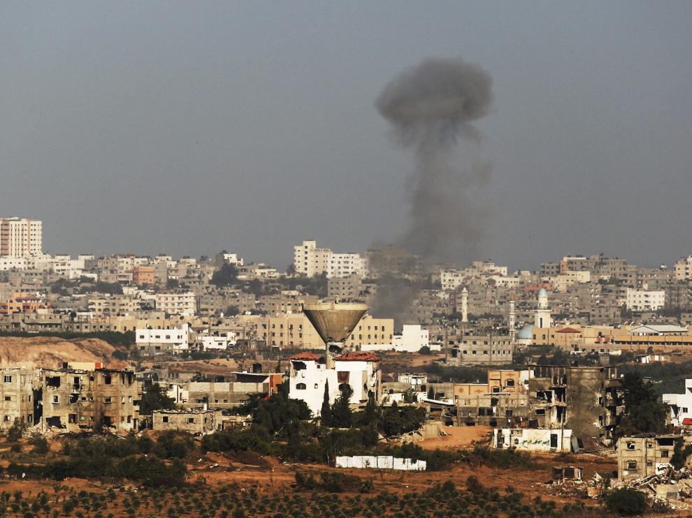 Un ataque israelí sobre el norte de la Franja de Gaza