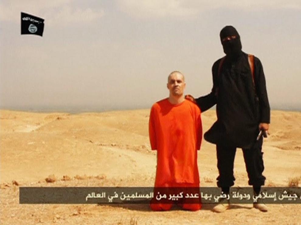 Imagen de James Foley y su verdugo