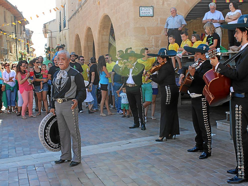 Las rancheras de los mariachis fueron las estrellas de la mañana.
