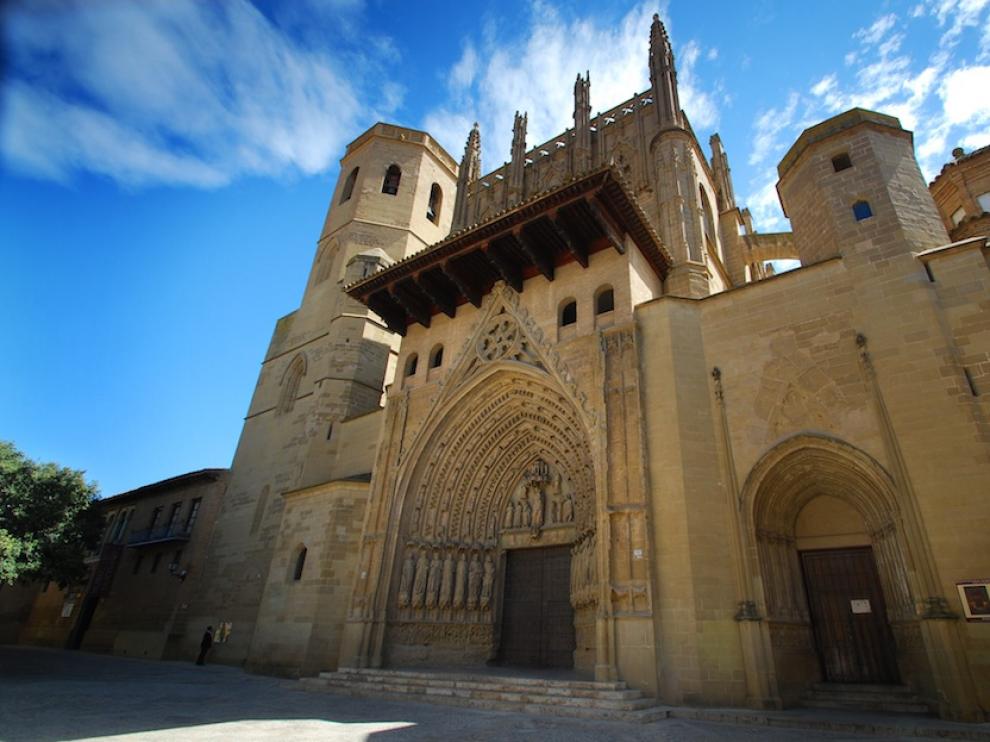 Exterior de la Catedral de Huesca.