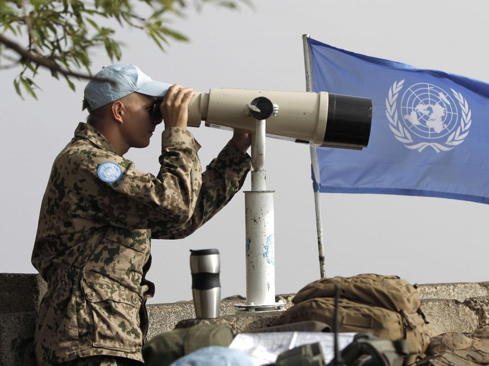 Las tropas de la ONU se mantienen vigilantes en la zona