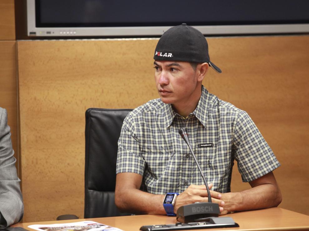 Milton Ramos, durante el acto de presentación.