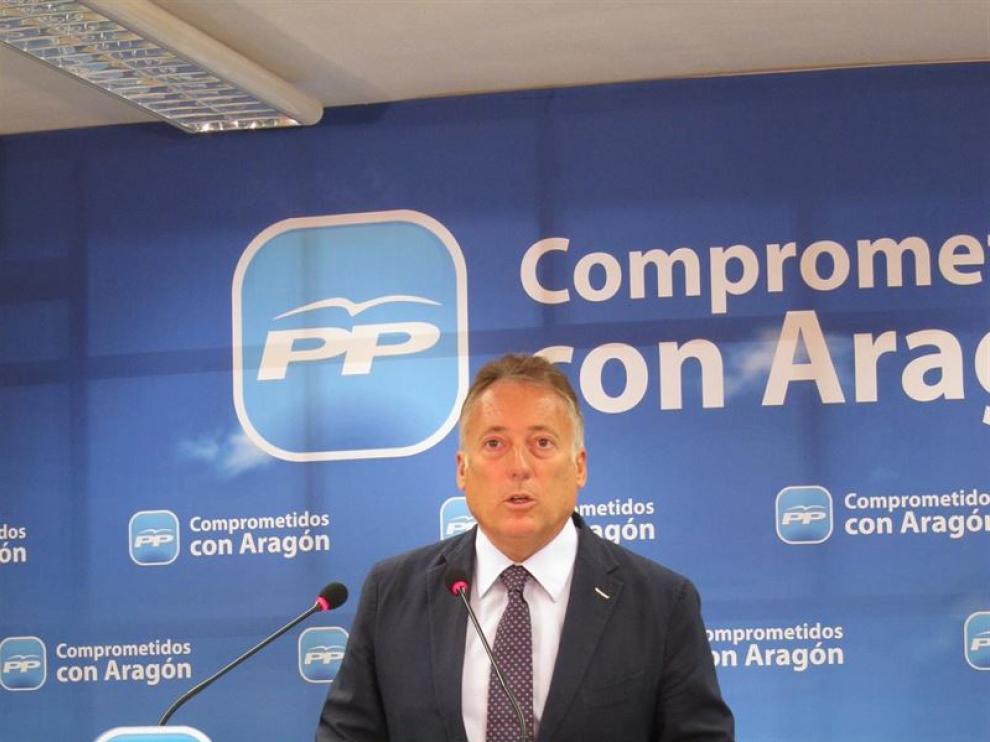 El secretario general de los populares aragoneses, Octavio López.