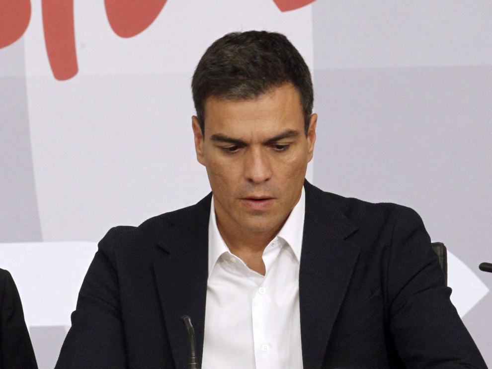 Pedro Sánchez en el Consejo de Educación del PSOE