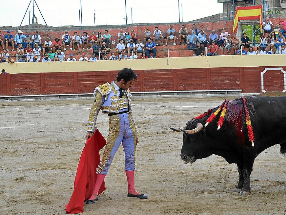 Imagen de archivo de una corrida de toros en Barbastro en años anteriores.